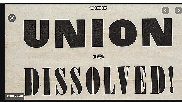 South Carolina secedes from the United States