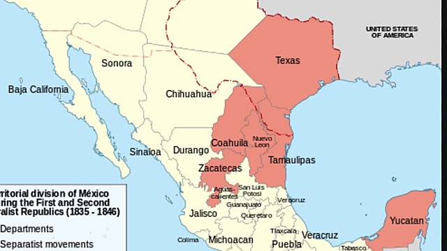 Mexico loses California, New Mexico, and Arizona