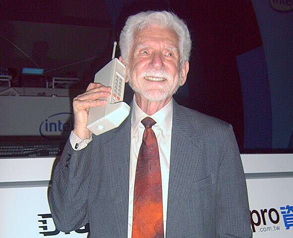 The first mobile phone call