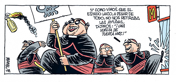 Organizaciones de la iglesia contra el gobierno