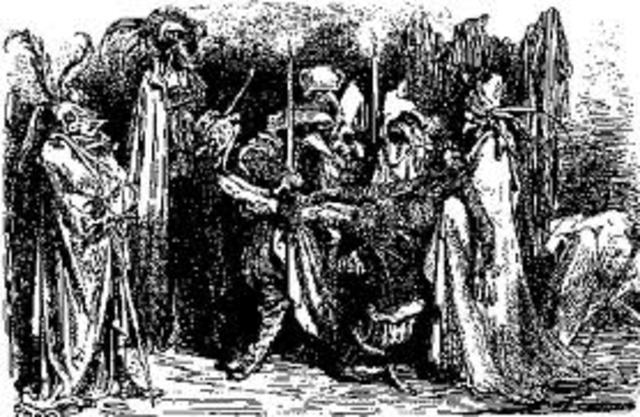 Encuentro barbero y cura