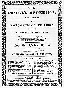 Lowell, Massachusetts Textile Mill Employs Women (1826)