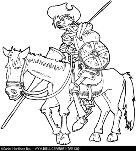 Don quijote defiende al criado