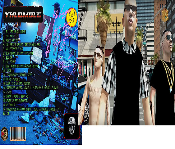 His interaction with great artists of the music scene