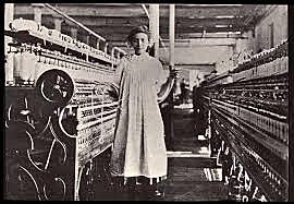 Lowell, Massachusetts Textile Mill Employs Women