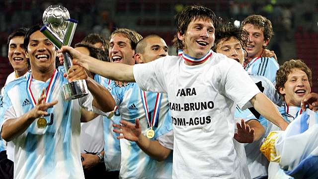 Champion with Argentina in the U-20 World Cup.