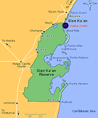 Area Natural Protegida de Sian Ka`an