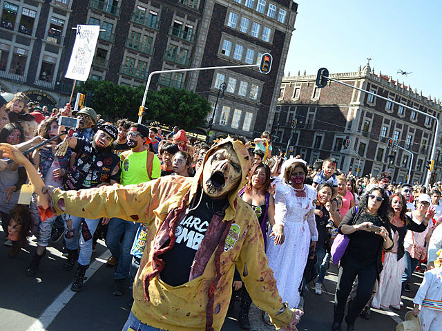 zombie walk in México