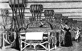 Lowell, Massachusetts Textile Mill Employs Women