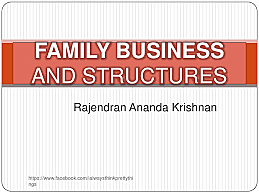 Create a family business