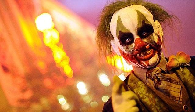 The clown at the door