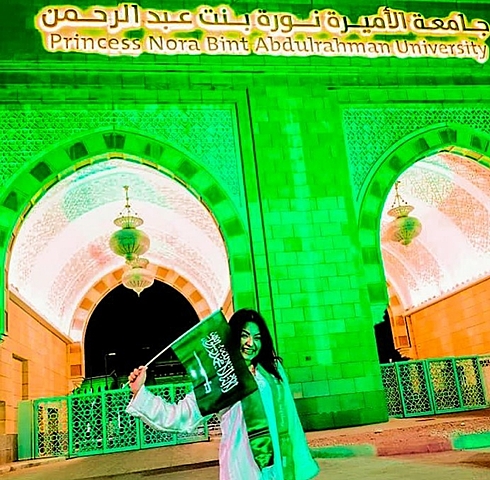 Work Took her to Saudi Arabia