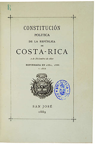 Constitución política 1871