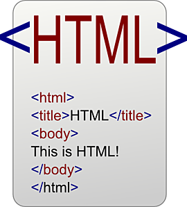 Creación del lenguaje HTML.