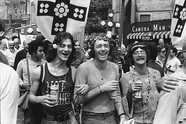 First Gay Pride parade sets off from Stonewall.