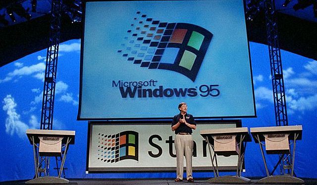 Launch of Windows 95