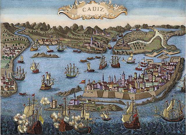 Fin del monopolio del puerto de Cádiz