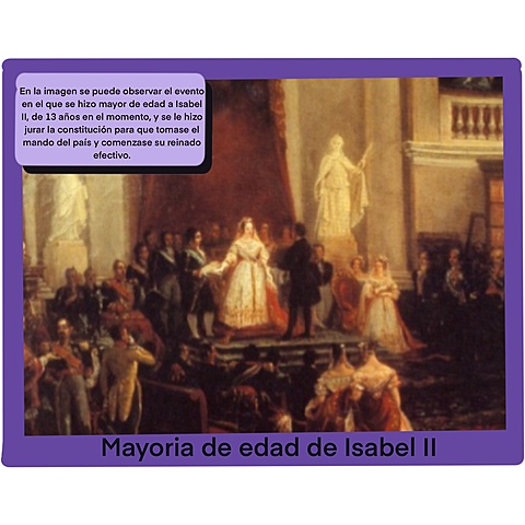 Mayoría de edad de Isabel II