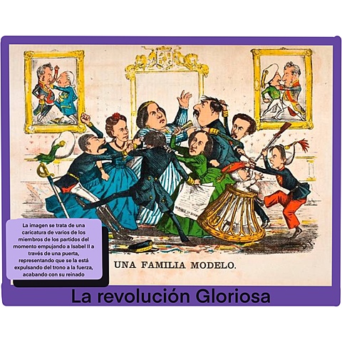 La Gloriosa revolución. CaÍda de Isabel II