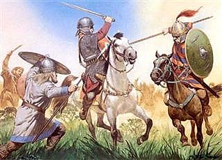 Les Lombards envahissent l'Italie