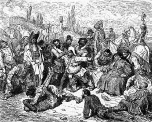 todos los que se encontraban en la posada se unieron a una gran pelea de todos contra todos