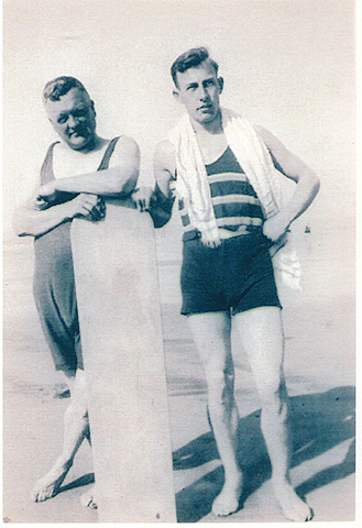 Records of surfing in North Devon