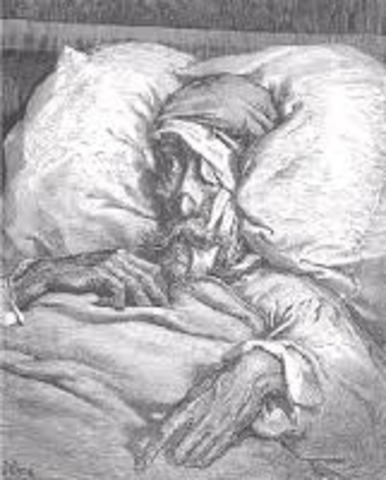 don quijote de la mancha en su cama recobra el conocimiento y empieza a aborrecer los libros de caballeria