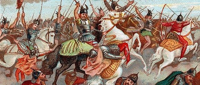 Les Arabes envahissent la France, mais sont arrêtés par Charles Martel à Poitiers.