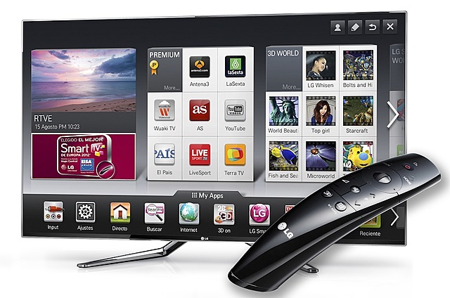 Aparición de televisores inteligentes