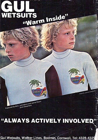 Gul started making wetsuits