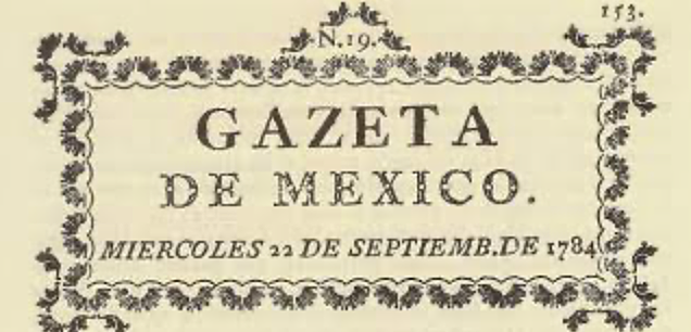 Primera gaceta de México