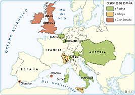 Austria renuncia a sus aspiraciones territoriales en España.