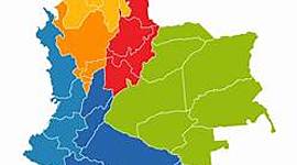 Timeline: linea de tiempo de las regiones de Colombia.