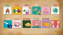 Timeline: Festivales y fechas conmemorativas  de Mexico