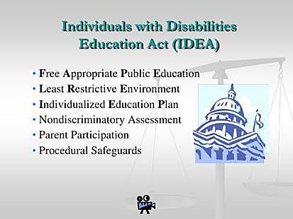 (IDEA) Individuals With Disabilities Education Improvement Act