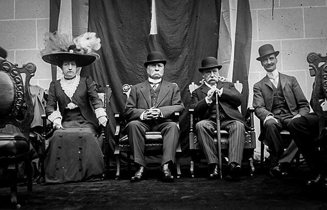 Llegada de Porfirio Diaz