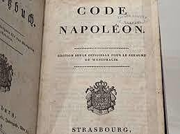 {Social reforms}        The Napoleonic code