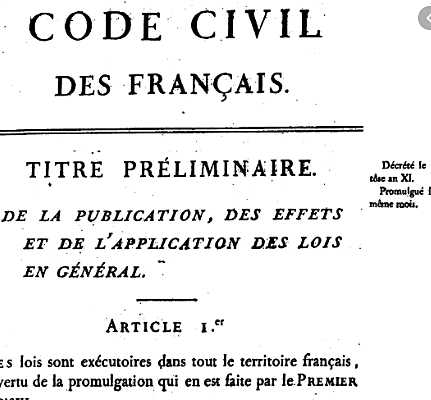 Napoleonic Code