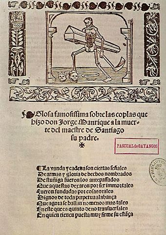 Coplas a la muerte de su padre (de Jorge Manrique)