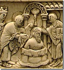 Clodoveo, roi des Francs, commence la dynastie mérovingienne