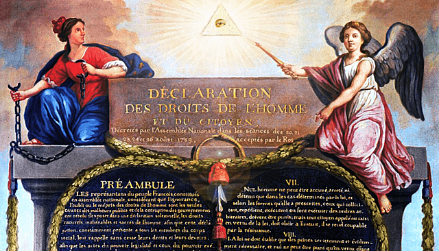 Η διακήρυξη των δικαιωμάτων του ανθρώπου και του πολίτη