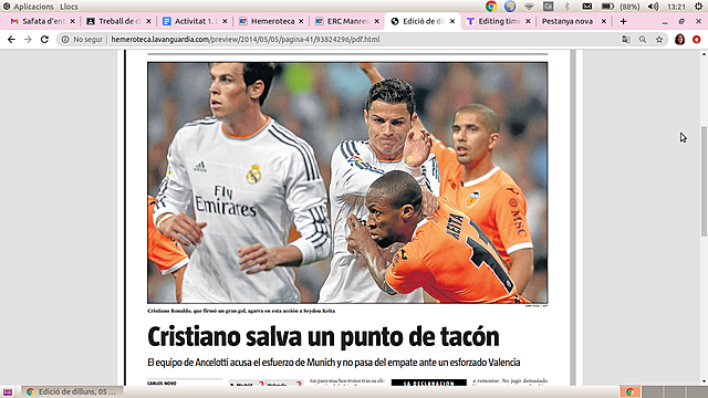 Va néixer el meu germà Vanguardia