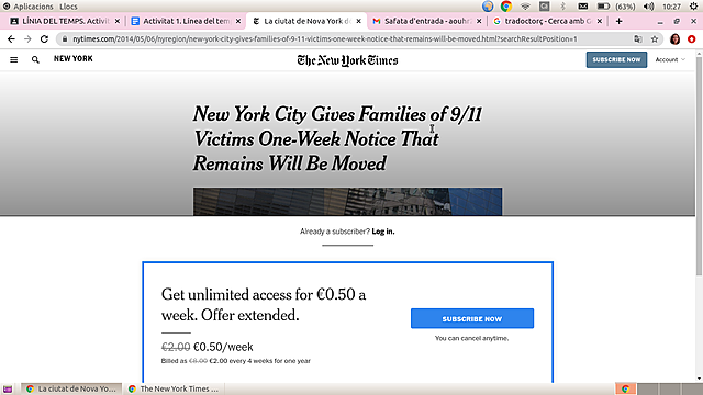 Va néixer el meu germà The Times