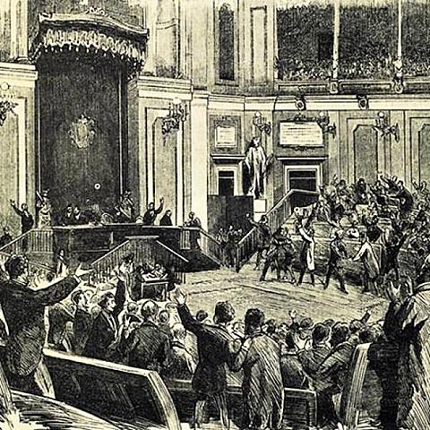 Abdicacion del Emperador