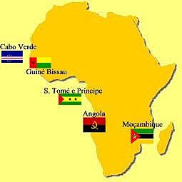 Los portugueses llegaron a las costas del África bantú, a Santo Tomé.