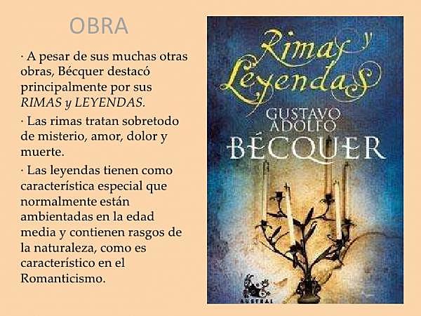 Publicación de Leyendas y Rimas