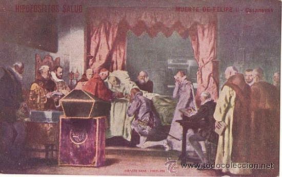 La muerte de Felipe II