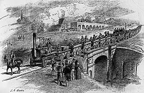 Primeira liña de ferrocarril