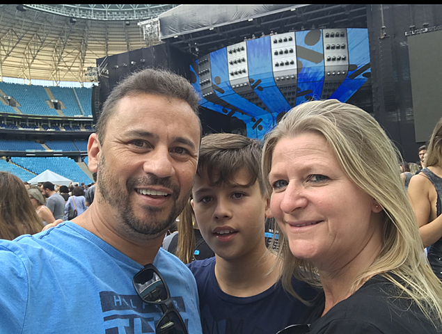 My family  went to the show of Ed Sheeran