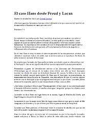 Primeros informes del padre